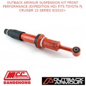 OUTBACK ARMOUR SUSPENSION KIT FRONT (EXPD HD) FITS TOYOTA FJ CRUISER 15S 9/10+